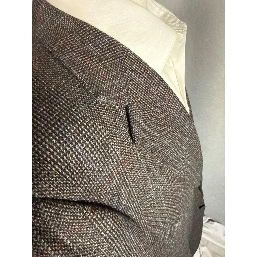 Vintage Polo University Club Ralph Lauren Sport Coat Mens 44 Houndstooth USA EUC